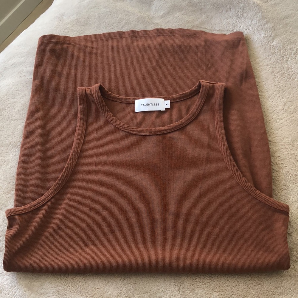 TALENTLESS Rib High Neck Contour Mini Dress - Picture 5 of 6
